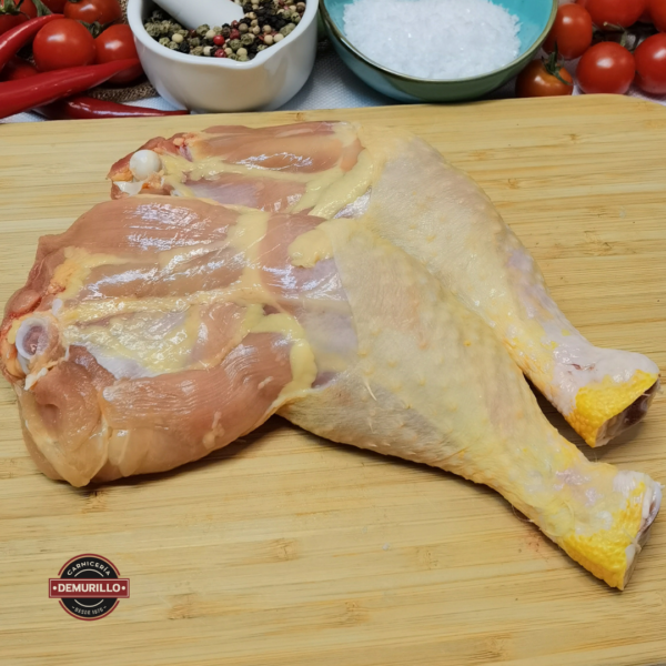 Traseros de pollo de corral